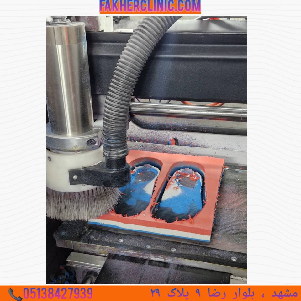 تصویر ساخت کفی با دستگاه cnc